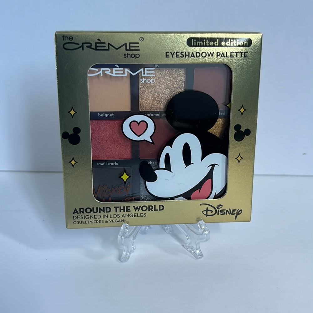The CREME shop limited edition Around the World Mickey Mouse eyeshadow palette